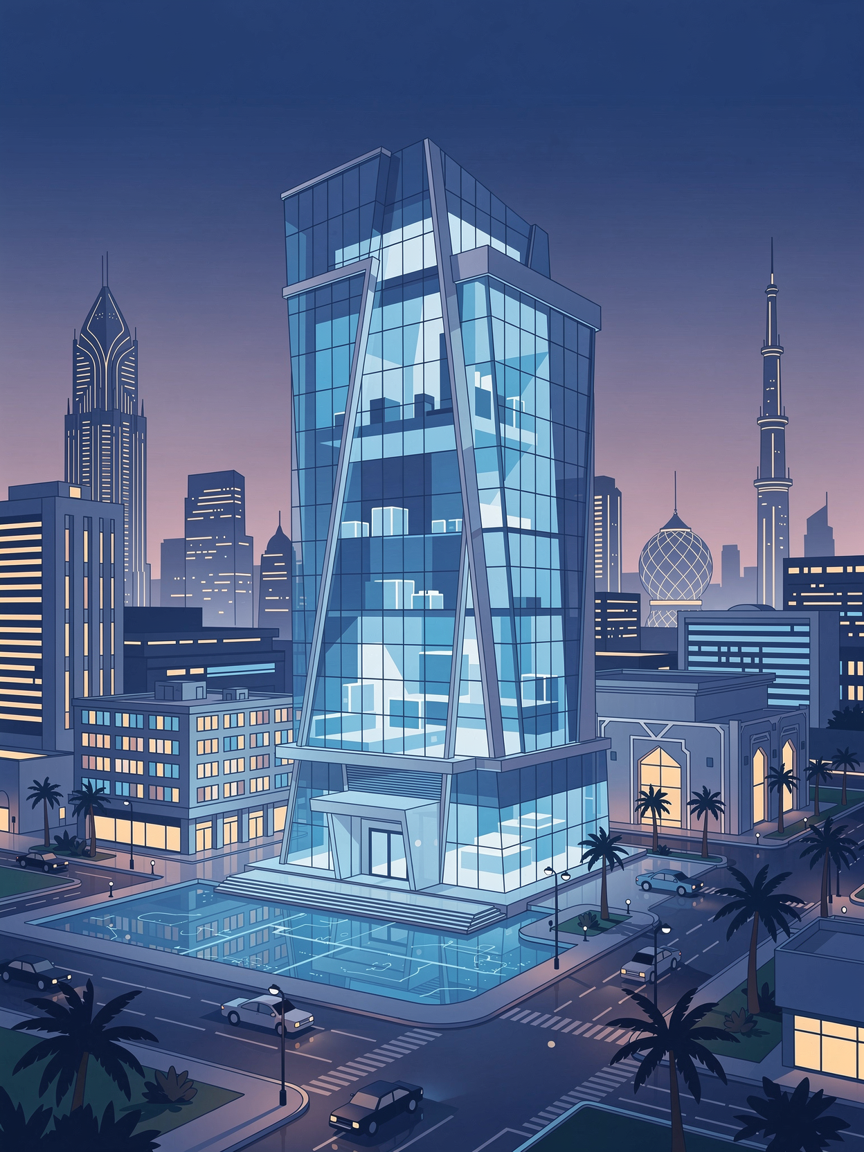 Modern enterprise technology headquarters