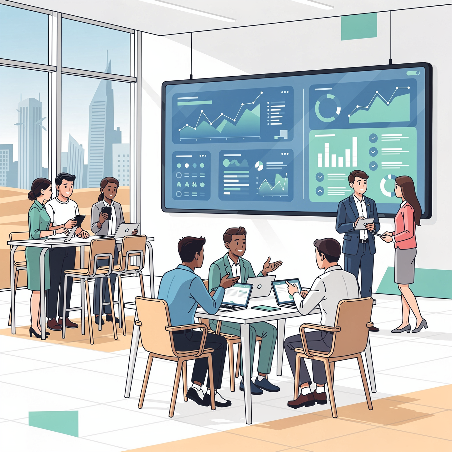 UAE technology company office interior